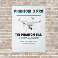 Thumbnail for DJI Phantom 3 Professional vertical canvas print - no frame - white background