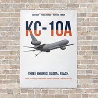 Thumbnail for KC-10A EXTENDER vertical canvas print - no frame - white background