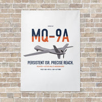 Thumbnail for MQ-9A Reaper vertical canvas print - no frame - white background