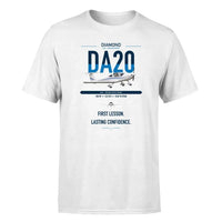 Thumbnail for Diamond DA20 design on white t-shirt, single-side print