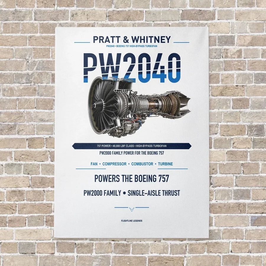 PW2040 vertical canvas print - no frame - white background