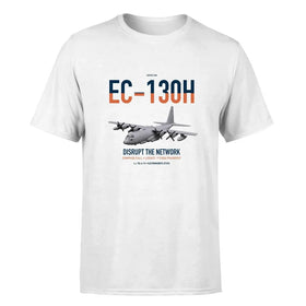 Single-Side Printing — EC-130H Compass Call Double-Side T-Shirt