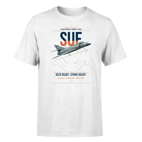 Single-Side Printing — Dassault Super Étendard Double-Side T-Shirt