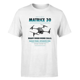 Single-Side Printing — DJI Matrice 30 Drone Double-Side T-Shirt