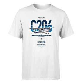 Single-Side Printing — Cessna 206 Stationair Double-Side T-Shirt