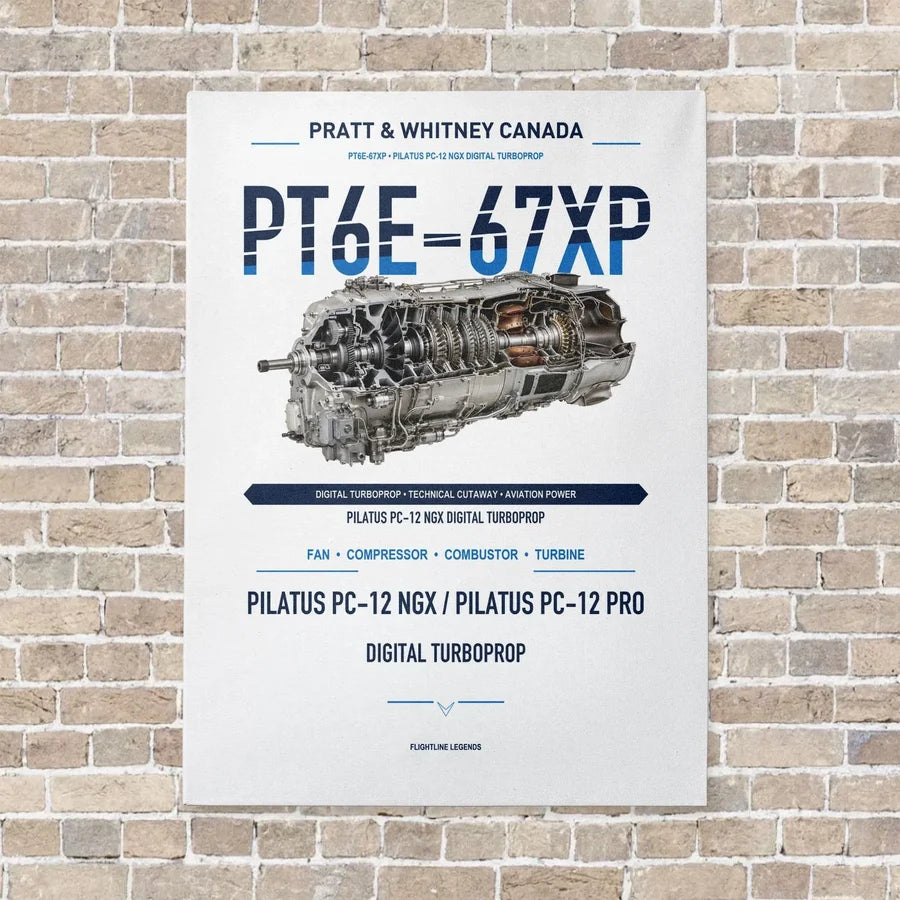 PT6E-67XP vertical canvas print - no frame - white background
