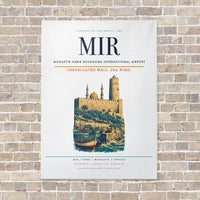 Thumbnail for Monastir Habib Bourguiba International Airport MIR vertical canvas print - no frame - white background