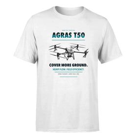 Single-Side Printing — DJI Agras T50 Drone Double-Side T-Shirt