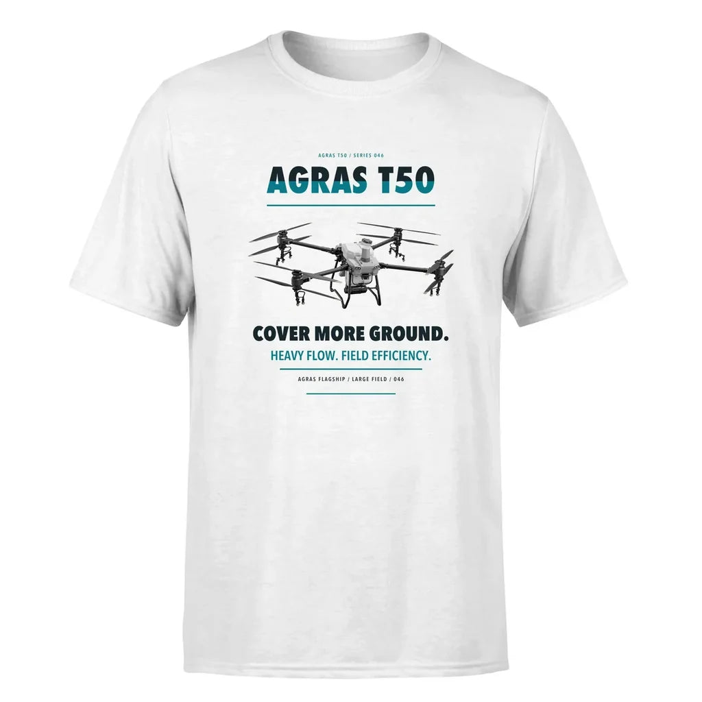 DJI Agras T50 design on white single side