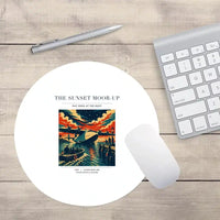 Thumbnail for VINTAGE G4277 - The Sunset Moor-Up - Designed Mouse Pads design on white round