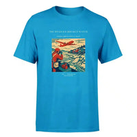Thumbnail for VINTAGE G4491 - The River Ice Breakup Watch - Premium T-Shirt design on turquoise premium t shirt