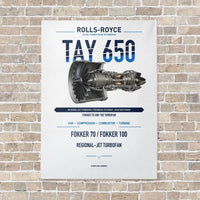 Thumbnail for TAY 650 vertical canvas print - no frame - white background