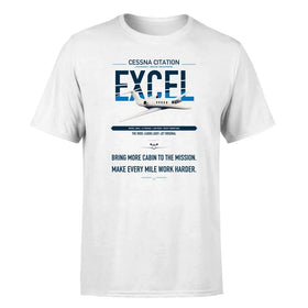 Single-Side Printing — Cessna Citation Excel Double-Side T-Shirt