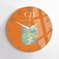Thumbnail for Cheongju International Airport CJJ Wall-Clock No-Frame - Orange
