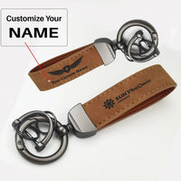 Thumbnail for Sun Phu Quoc Airways Horseshoe Buckle key chain, Camel + Name