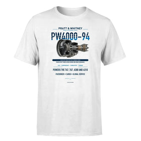 Single-Side Printing — Pratt & Whitney PW4000-94 Engine Double-Side T-Shirt