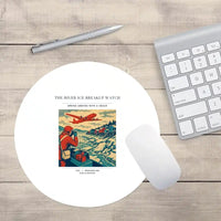 Thumbnail for VINTAGE G4491 - The River Ice Breakup Watch - Designed Mouse Pads design on white round