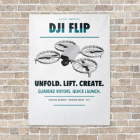 Thumbnail for DJI Flip vertical canvas print - no frame - white background