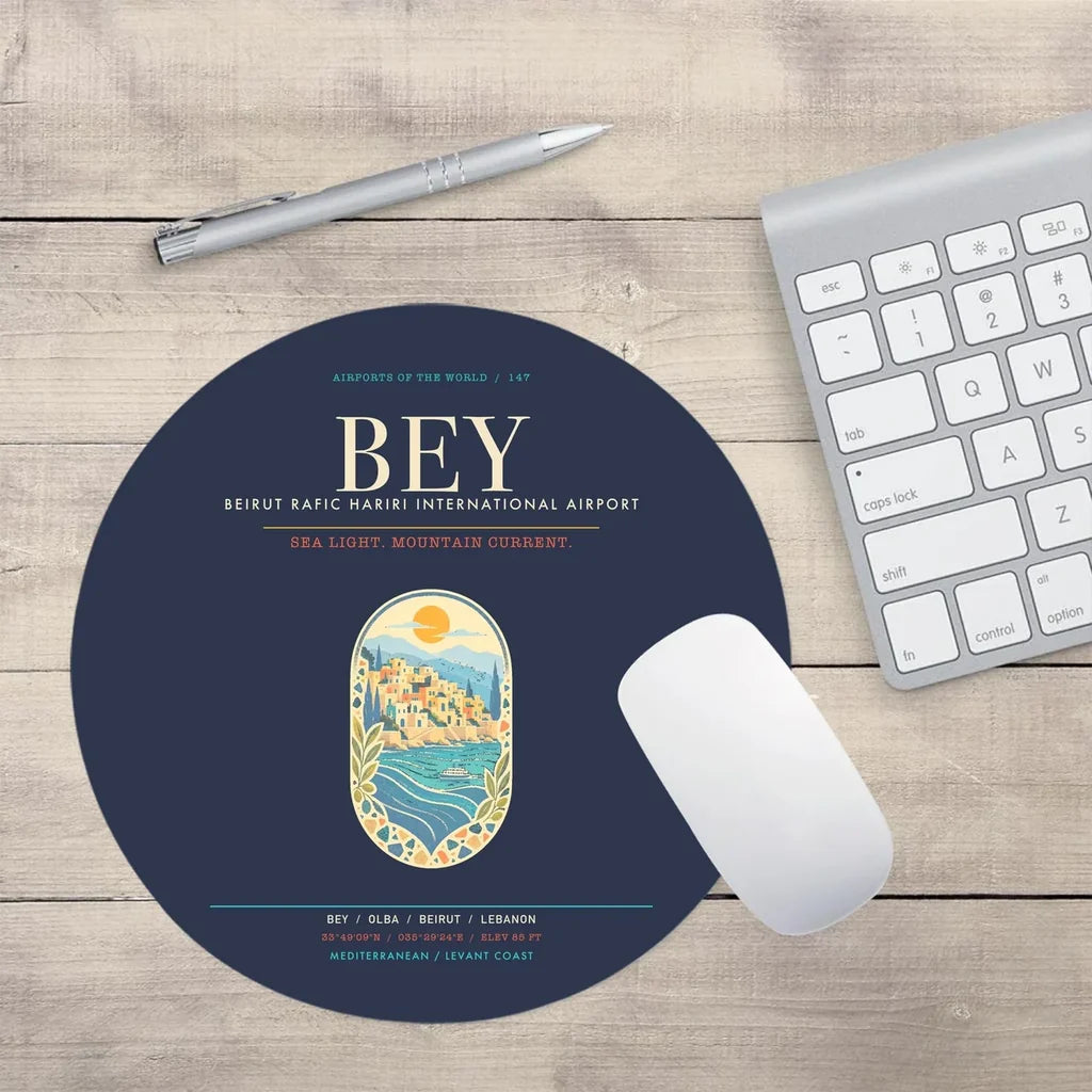 Beirut Rafic Hariri International Airport BEY - Levantine Sea Current - Navy Blue