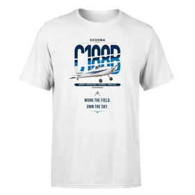Single-Side Printing — Cessna A188B AgTruck Double-Side T-Shirt