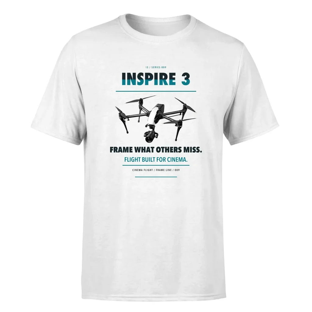 DJI Inspire 3 design on white single side