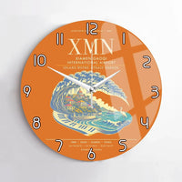 Thumbnail for Xiamen Gaoqi International Airport XMN Wall-Clock No-Frame - Orange
