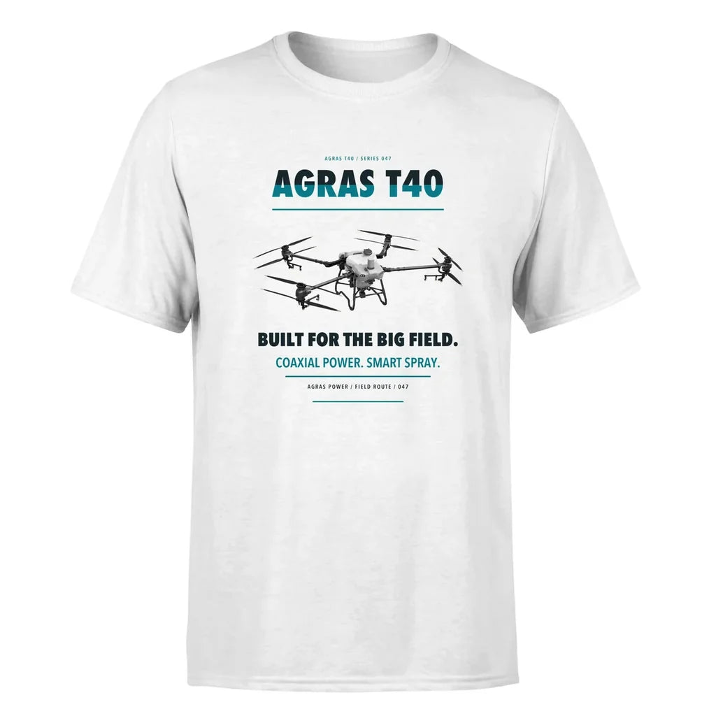 DJI Agras T40 design on white single side