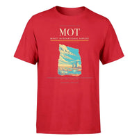 Thumbnail for Minot International Airport (MOT) T-Shirt single-side front print in Red | minot-international-airport-mot-double-side-t-shirt