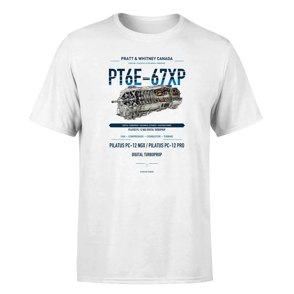 PT6E-67XP design on white single side