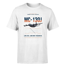 Single-Side Printing — MC-130J COMMANDO II Double-Side T-Shirt