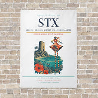 Thumbnail for Henry E. Rohlsen Airport STX — Christiansted vertical canvas print - no frame - white background