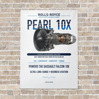 Thumbnail for PEARL 10X vertical canvas print - no frame - white background