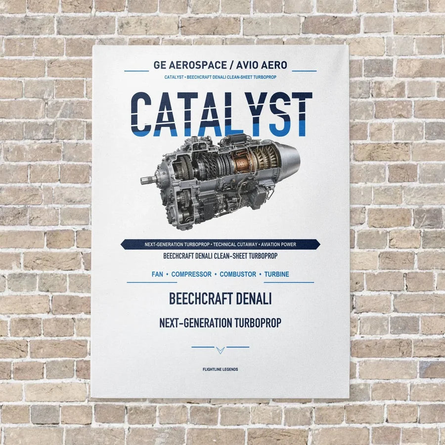 CATALYST vertical canvas print - no frame - white background