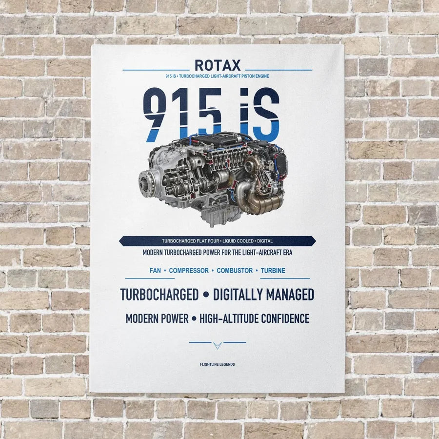915 iS vertical canvas print - no frame - white background