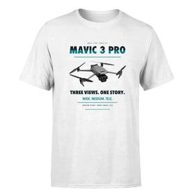 Single-Side Printing — DJI Mavic 3 Pro Drone Double-Side T-Shirt