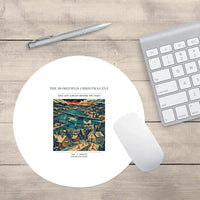 Thumbnail for VINTAGE G4449 - The Homefield Christmas Eve - Designed Mouse Pads design on white round