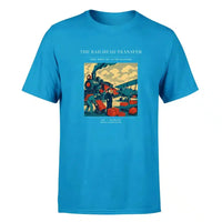 Thumbnail for VINTAGE G4485 - The Railhead Transfer - Premium T-Shirt design on turquoise premium t shirt