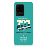 Thumbnail for Boeing 737-200 design on samsung case - turquoise