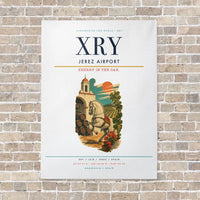 Thumbnail for Jerez Airport XRY vertical canvas print - no frame - white background