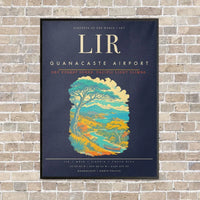 Thumbnail for Guanacaste Airport LIR - Canvas Framed - Navy Blue