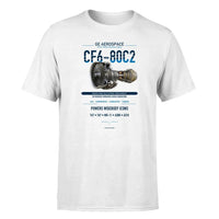 Thumbnail for CF6-80C2 design on white single side