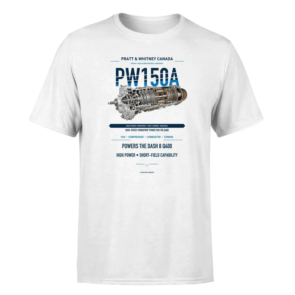 PW150A design on white single side