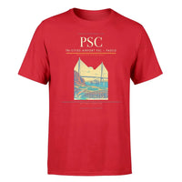 Thumbnail for Tri-Cities Airport (PSC) T-Shirt single-side front print in Red | tri-cities-airport-psc-double-side-t-shirt