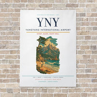 Thumbnail for Yangyang International Airport YNY vertical canvas print - no frame - white background