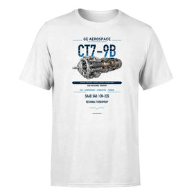 Single-Side Printing — GE Aerospace CT7-9B Engine Double-Side T-Shirt