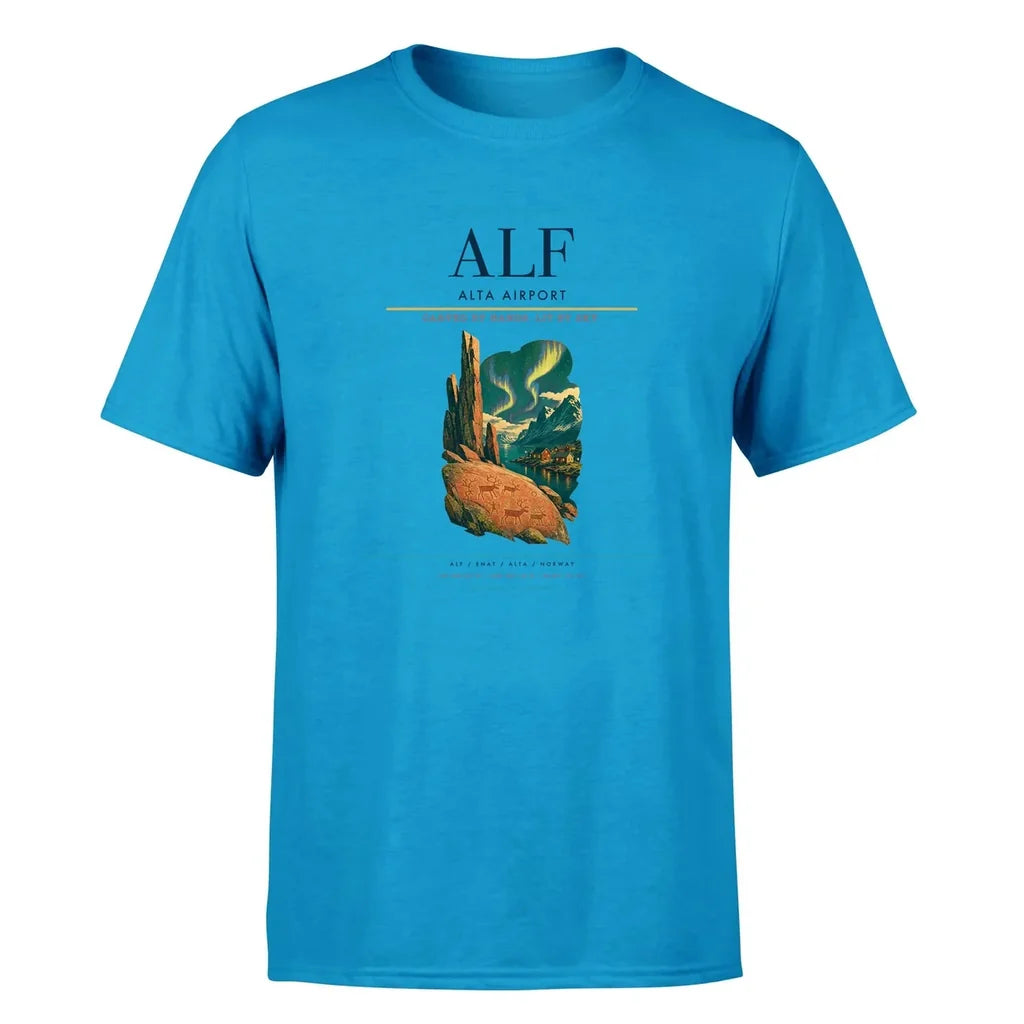 Alta Airport (ALF) Premium T-Shirt Turquoise