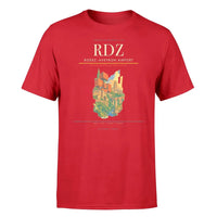 Thumbnail for Rodez–Aveyron Airport (RDZ) T-Shirt single-side front print in Red | rodezaveyron-airport-rdz-double-side-t-shirt