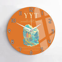 Thumbnail for St. John's International Airport YYT Wall-Clock No-Frame - Orange