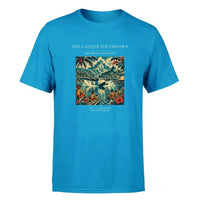 Thumbnail for VINTAGE G4181 - The Lagoon Touchdown - Premium T-Shirt design on turquoise premium t shirt