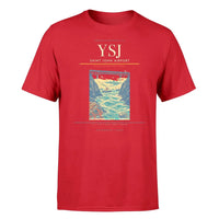 Thumbnail for Saint John Airport (YSJ) T-Shirt single-side front print in Red | saint-john-airport-ysj-double-side-t-shirt